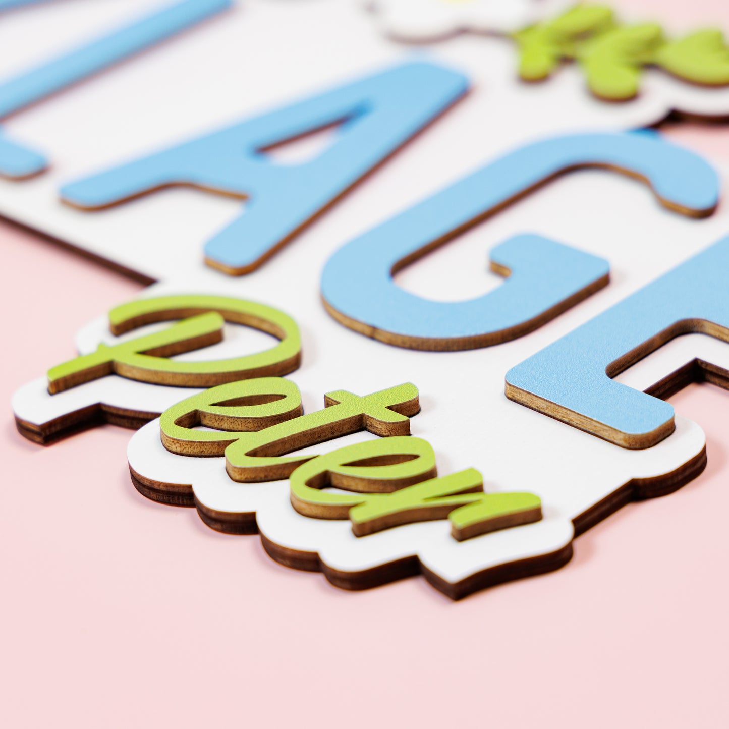 Personalized Baby Wooden Name Sign