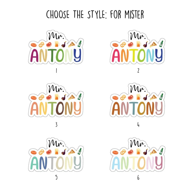 Custom Kindergarten Teacher Door Sign