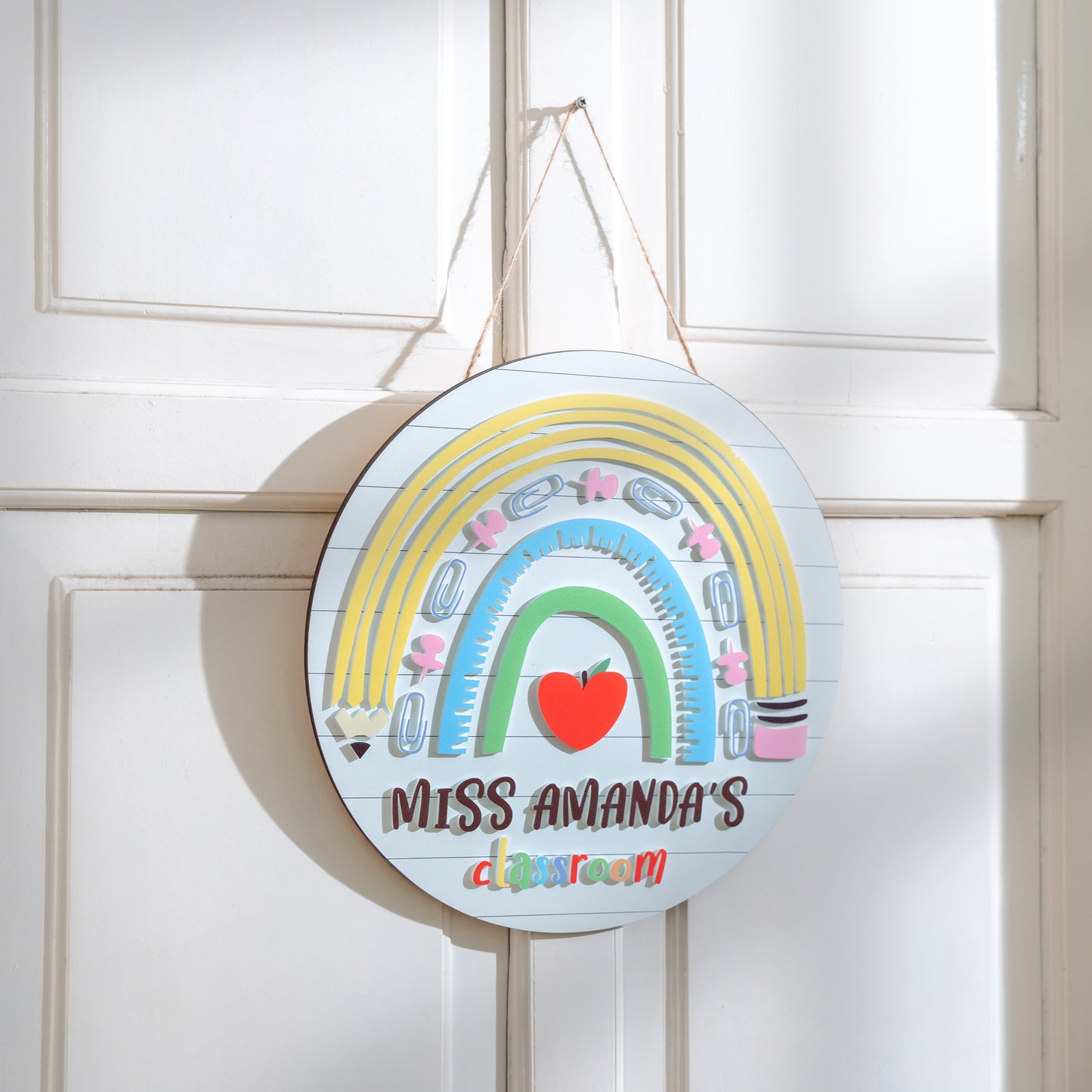 Personalize Classroom Crayon Welcome Sign