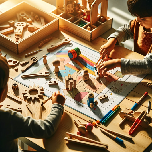 babies making their toys