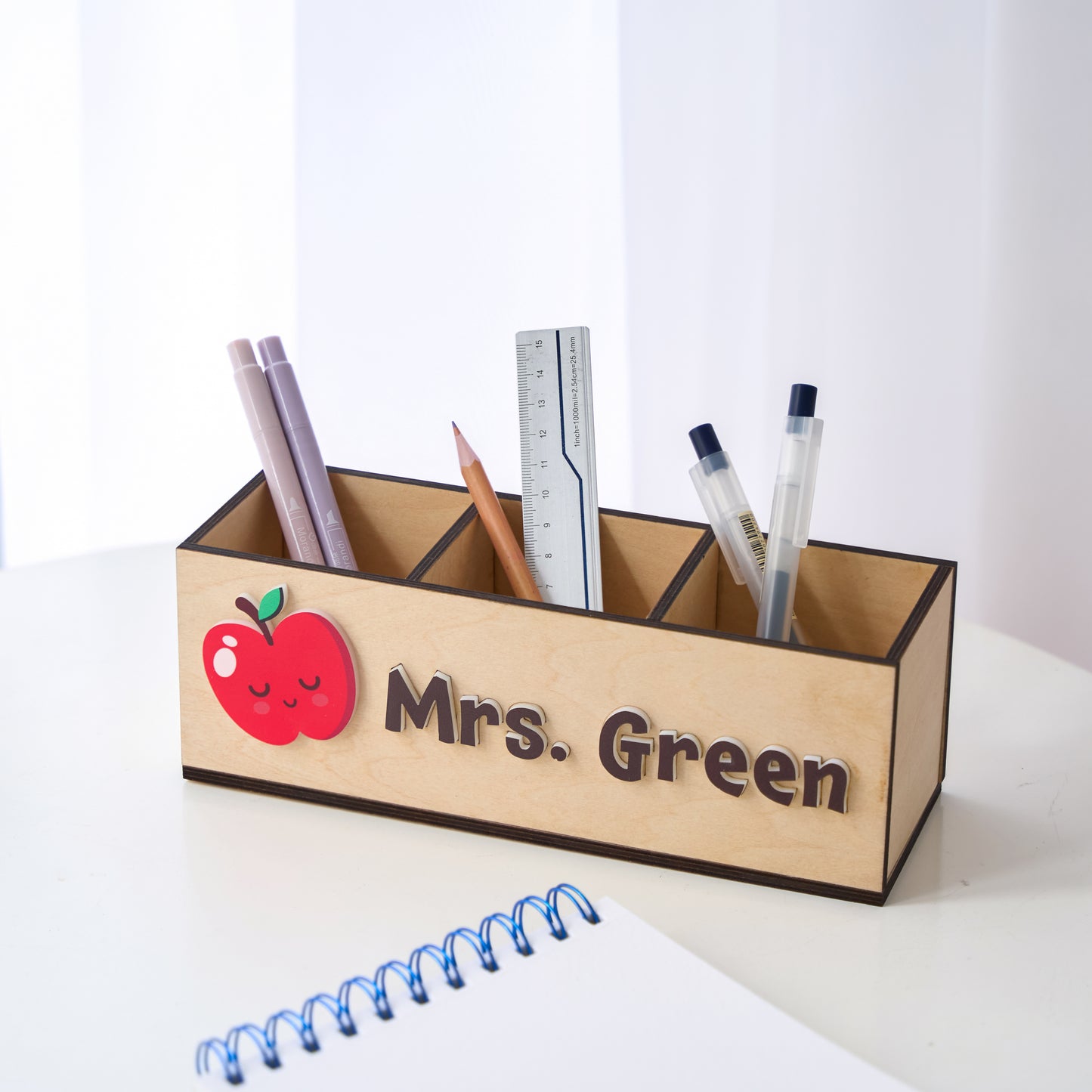 Personalized Teacher Desk Organizer for Teacher Gifts