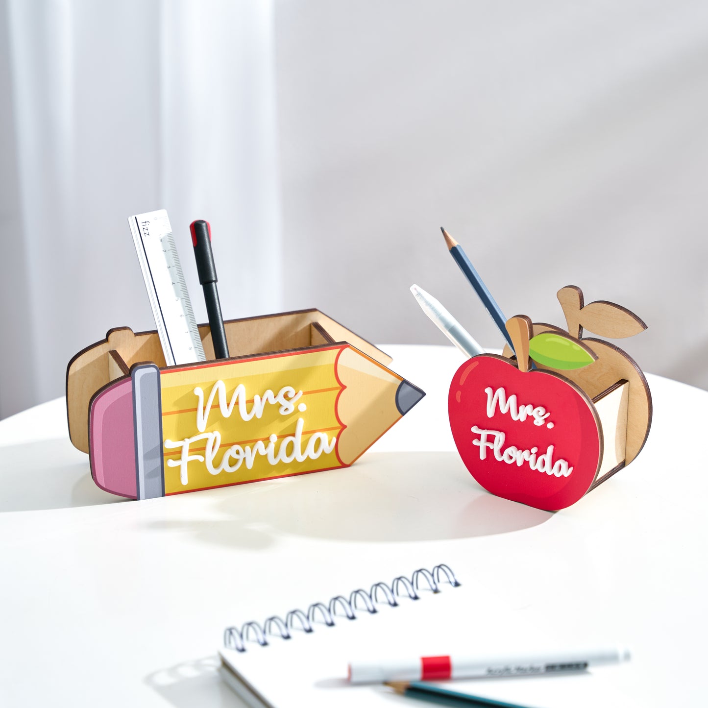 Personalized Teacher Desk Organizer