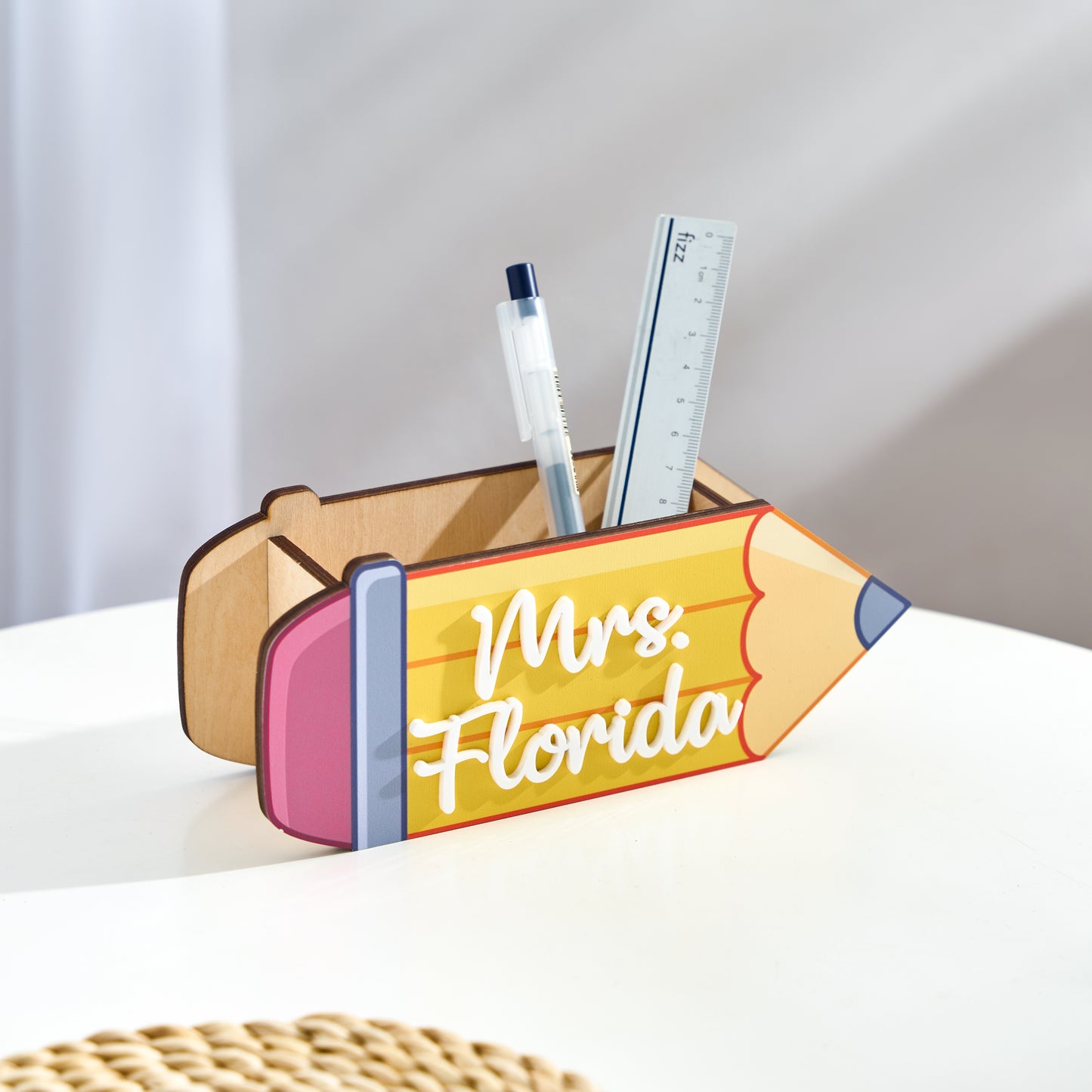 Personalized Teacher Desk Organizer