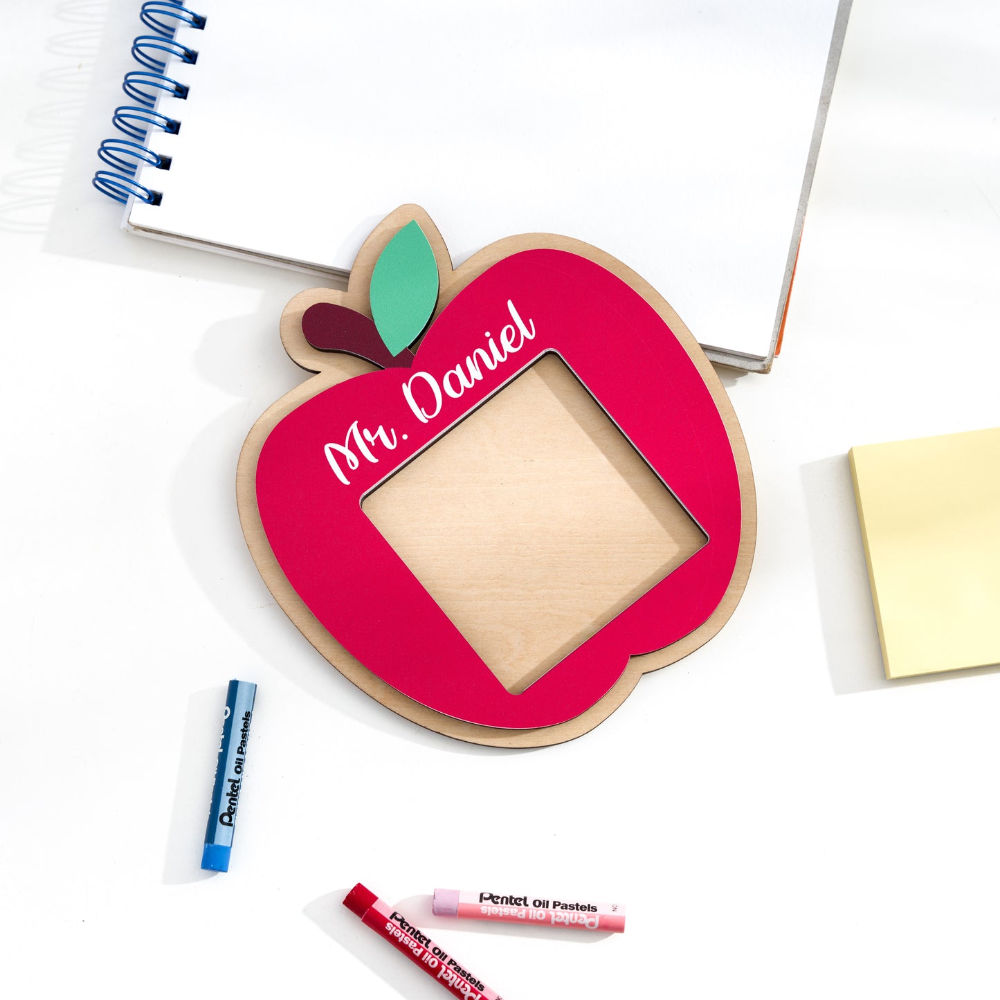 Personalized Teacher Sticky Note Holder for Teacher Gifts