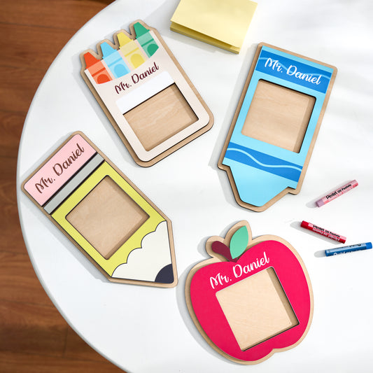 Personalized Teacher Sticky Note Holder for Teacher Gifts