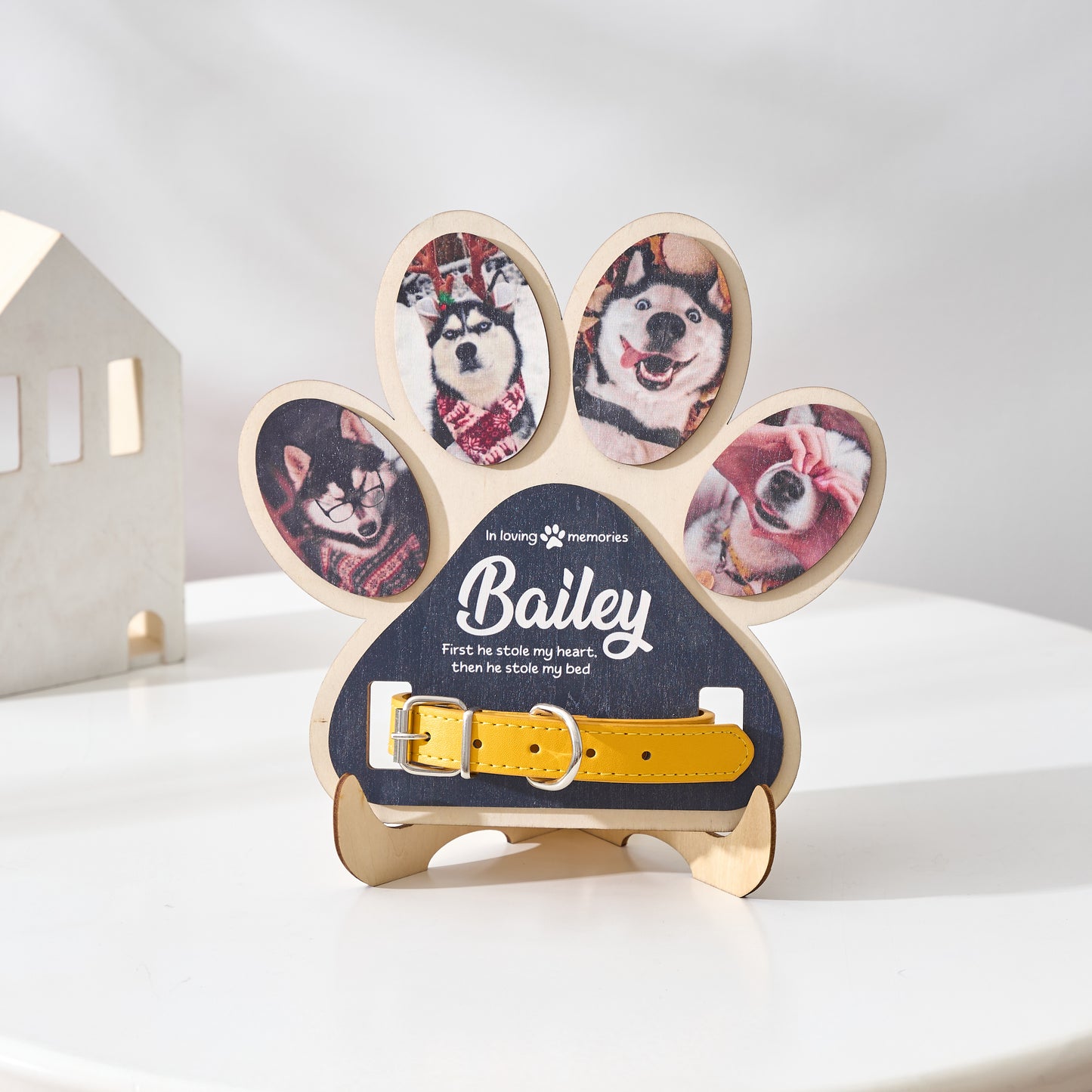 Personalized Pet Memorial Collar Sign