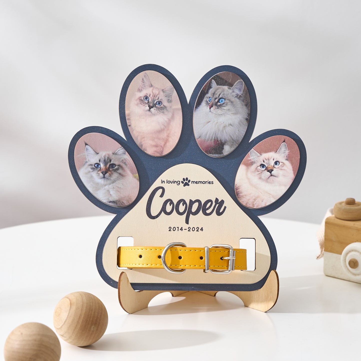 Personalized Pet Memorial Collar Sign