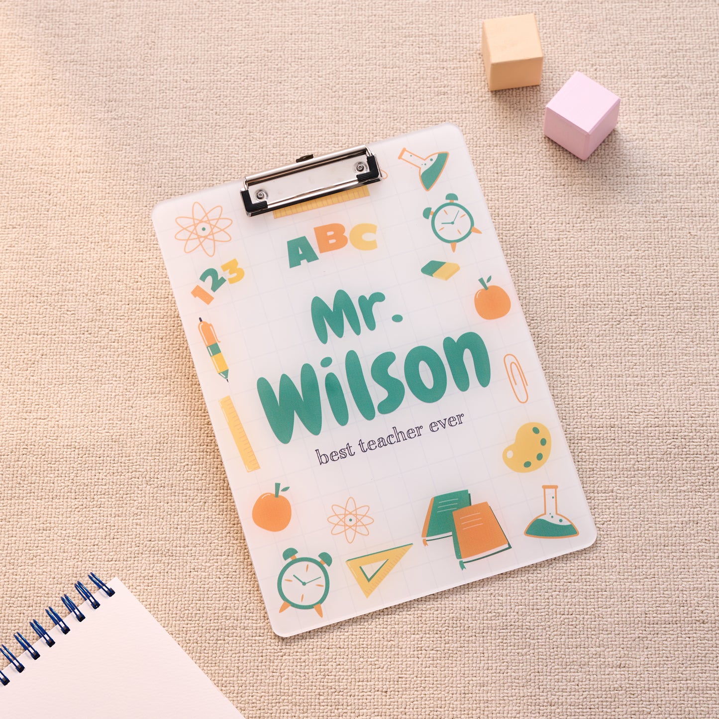 Custom Kindergarten Teacher Clipboard