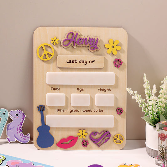 Personalized Butterfly First/Last Day of School Sign