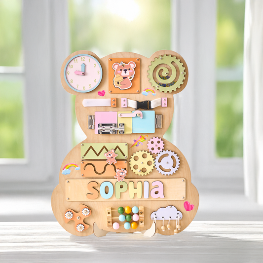 Custom Baby Bear Busy Board