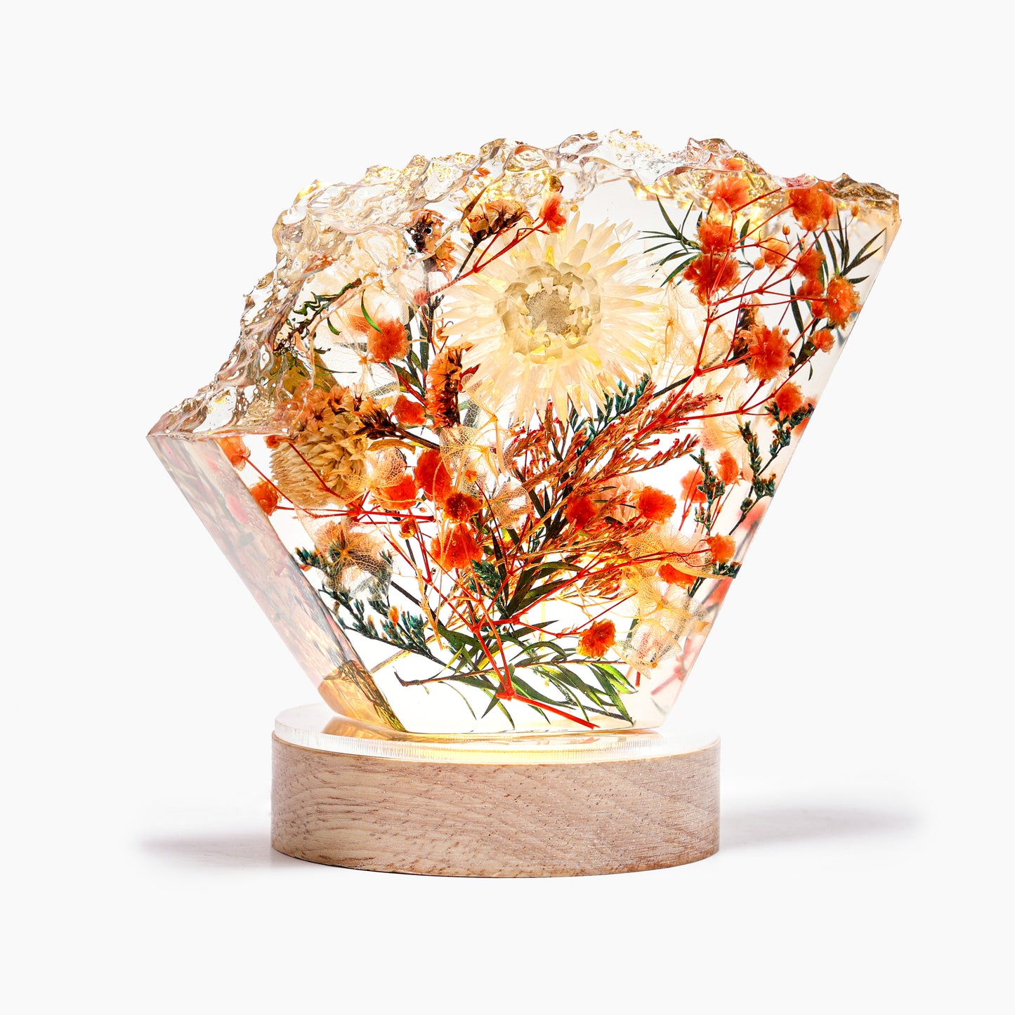 Flowers Epoxy Lamp