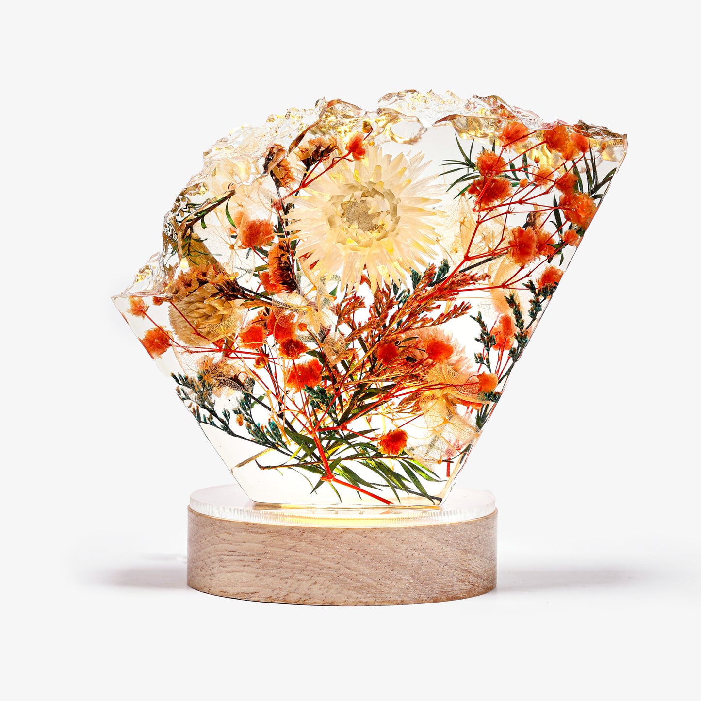 Flowers Epoxy Lamp