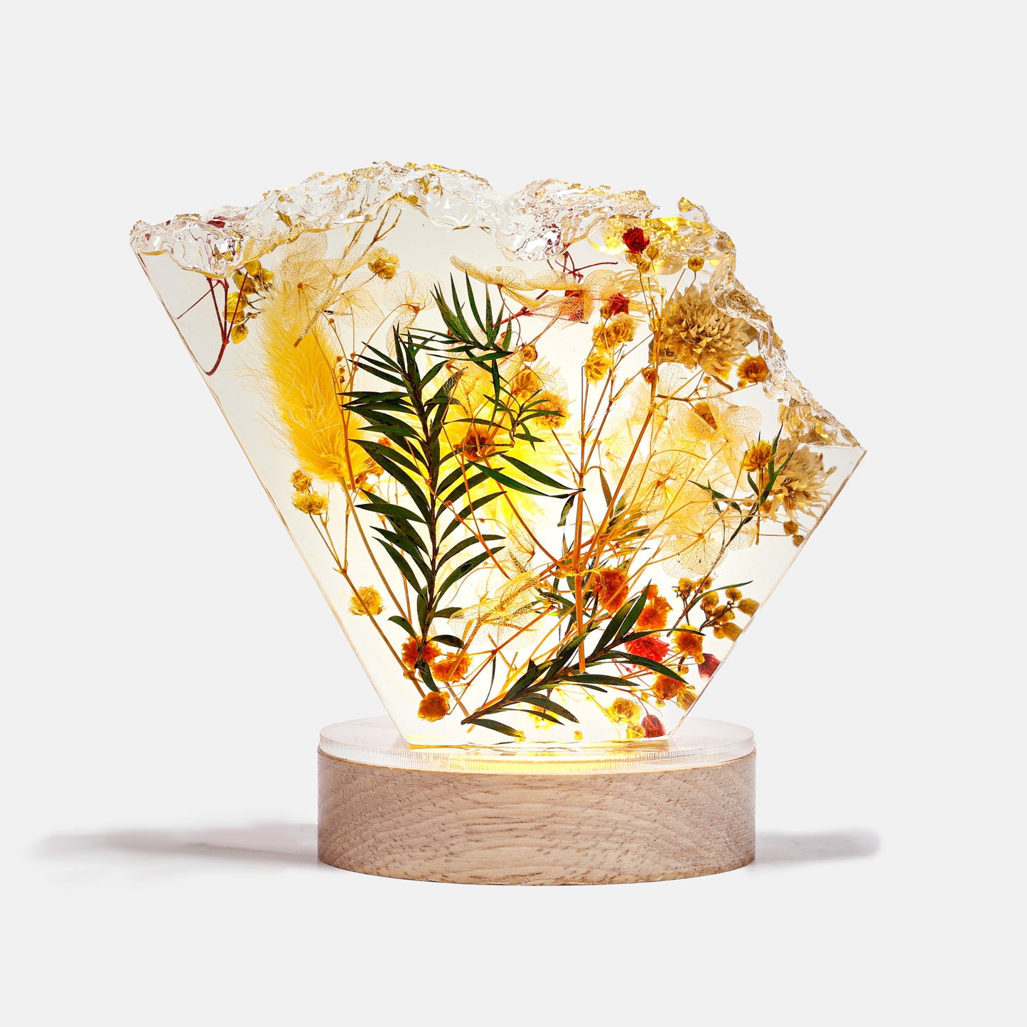 Flowers Epoxy Lamp