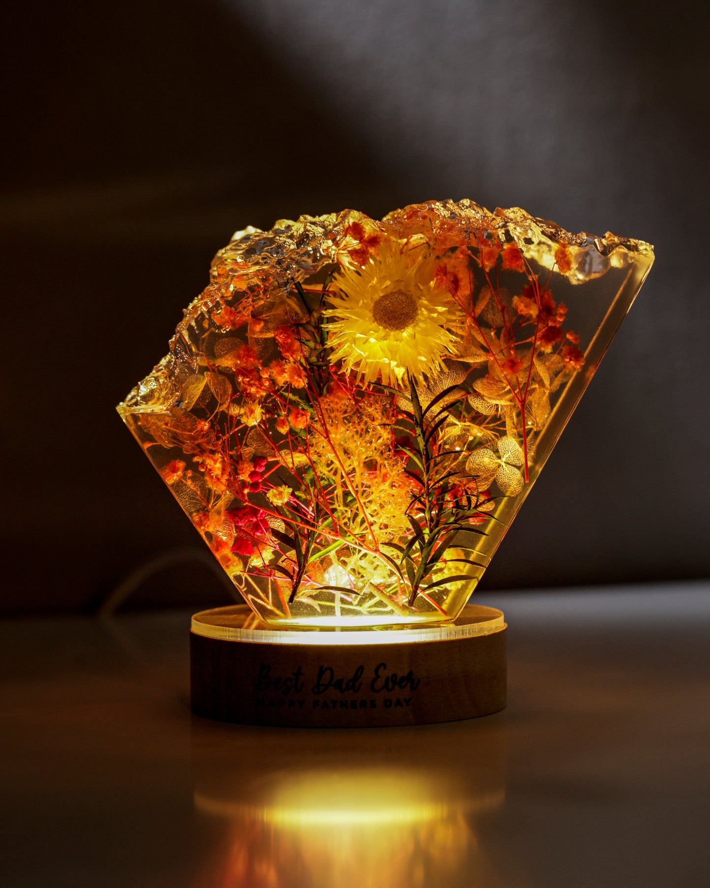 Flowers Epoxy Lamp