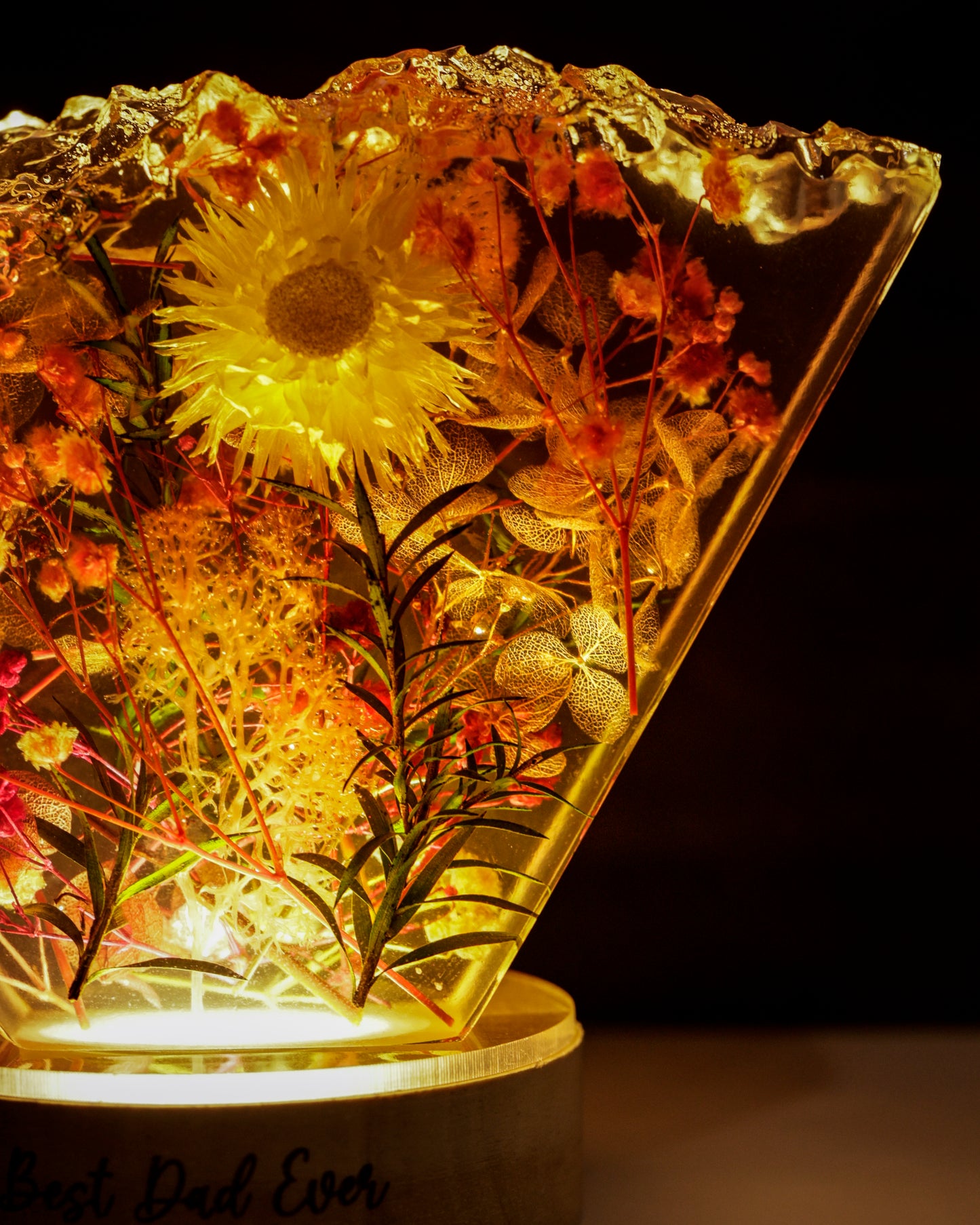 Flowers Epoxy Lamp