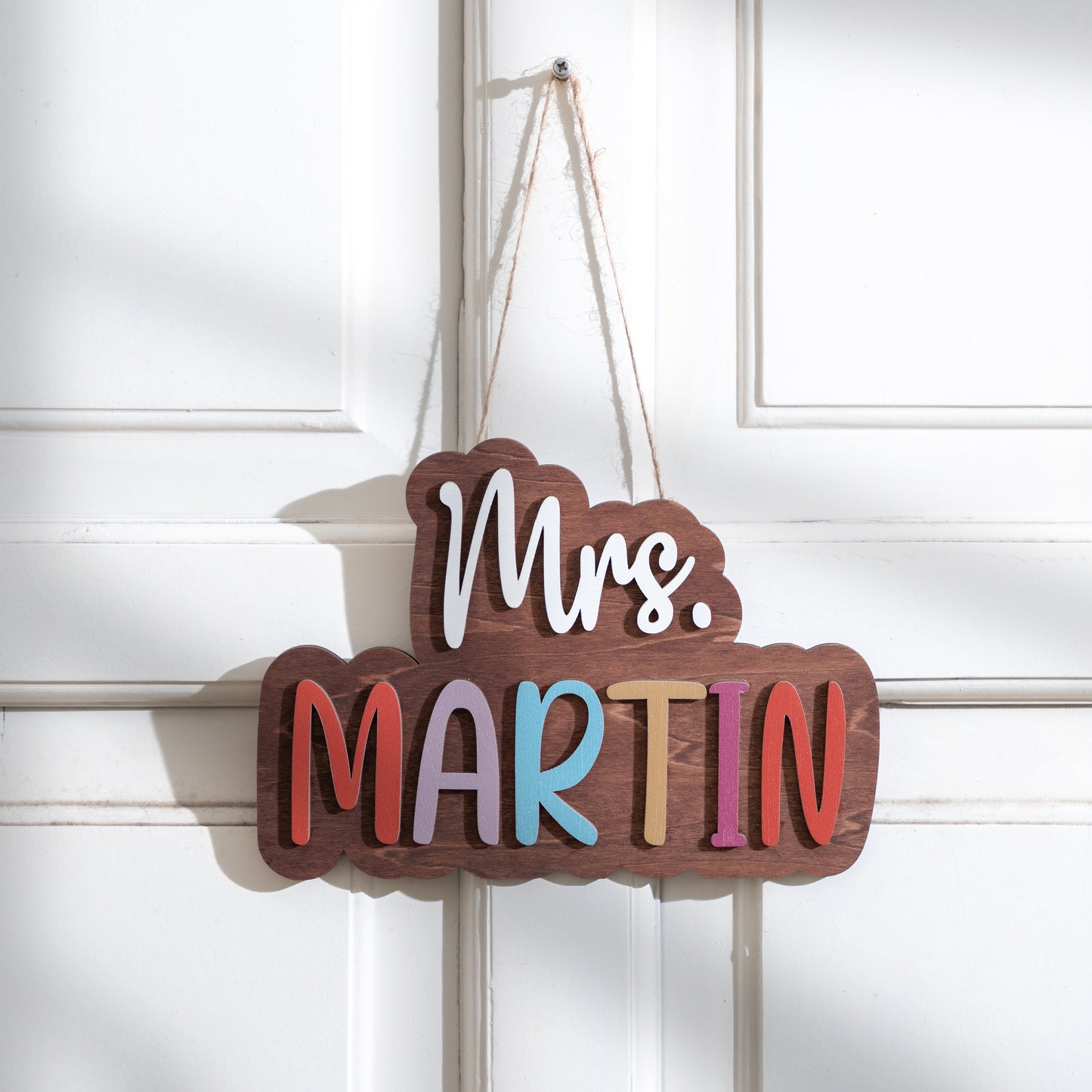 Custom Kindergarten Teacher Door Sign