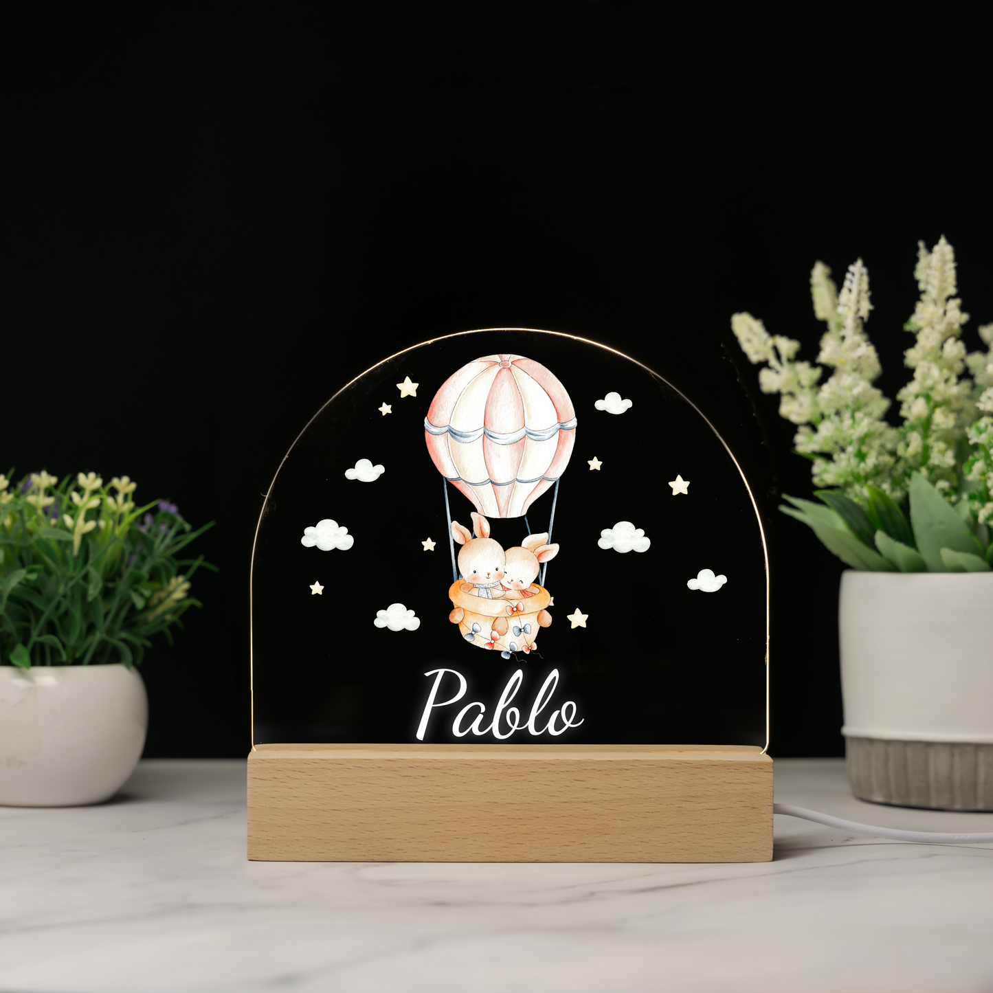 Custom Baby’s Name Night Light