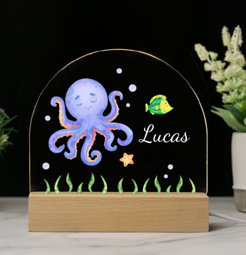 Custom Baby’s Name Night Light