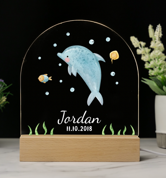 Custom Baby’s Name Night Light